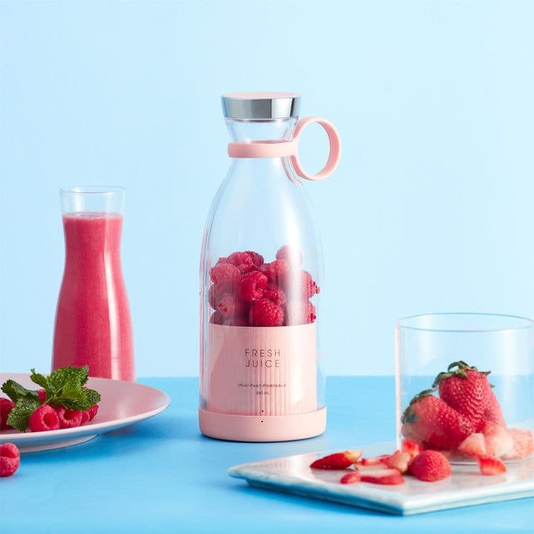 image-Sanhuo 214 Portable Electric Juicer Wireless Charging 450ml