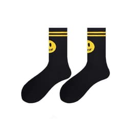 image-Drew House Smiley Face Crew Socks Unisex Cotton Sports Socks