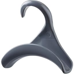 image-Plastic Arched Storage Hooks for Bags Scarves Hats, 4 Pack White