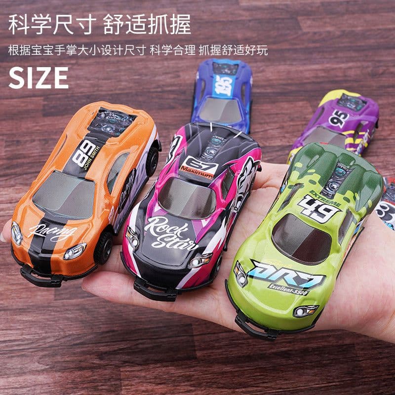 image-Yichuang Space Metal Pull Back Mini Racing Car Toy Set 8pcs 1:36