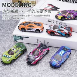 image-Yichuang Space Metal Pull Back Mini Racing Car Toy Set 8pcs 1:36