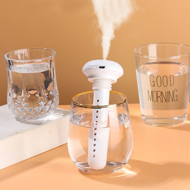 image-USB Diamond Humidifier Mini Ultrasonic Air Purifier Mist Maker