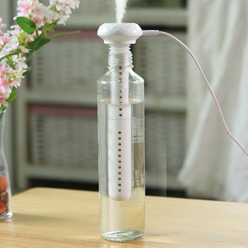 image-USB Diamond Humidifier Mini Ultrasonic Air Purifier Mist Maker