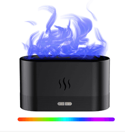 image-3D Flame Humidifier Aromatherapy Diffuser 250ml USB Essential Oil Diffuser