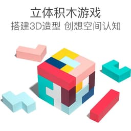 image-3D Wooden Tetris Puzzle Educational Toy for Kids 4-6 Years
