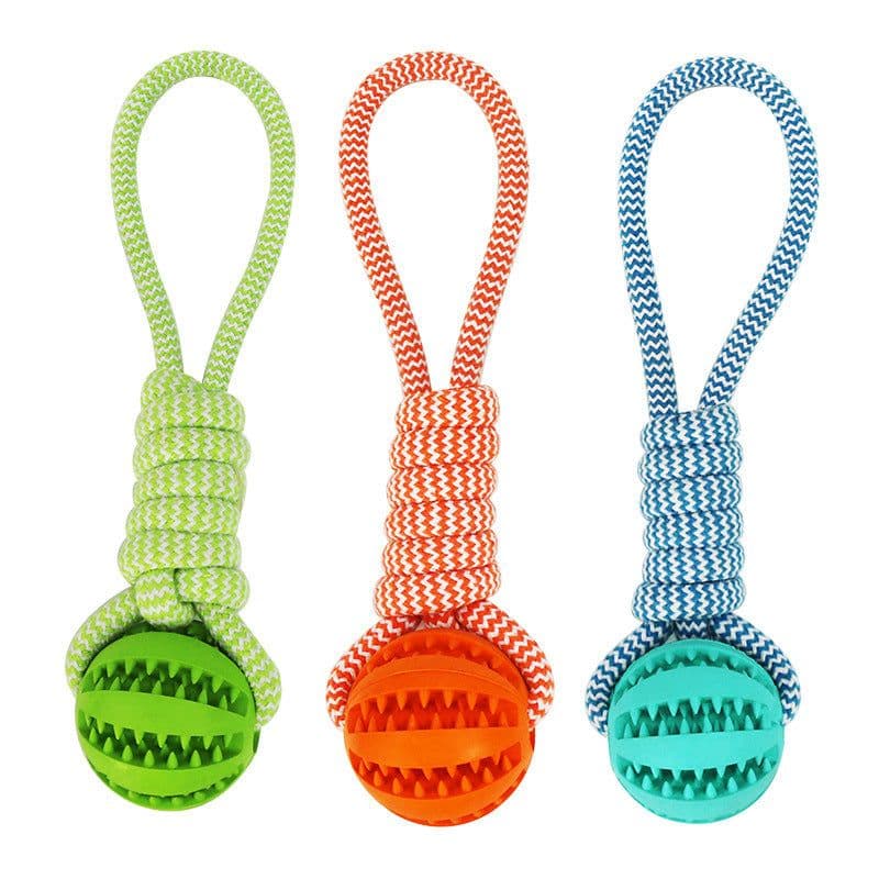 image-Pet Park Dog Chew Toy Ball with Food Dispenser TPE F-012