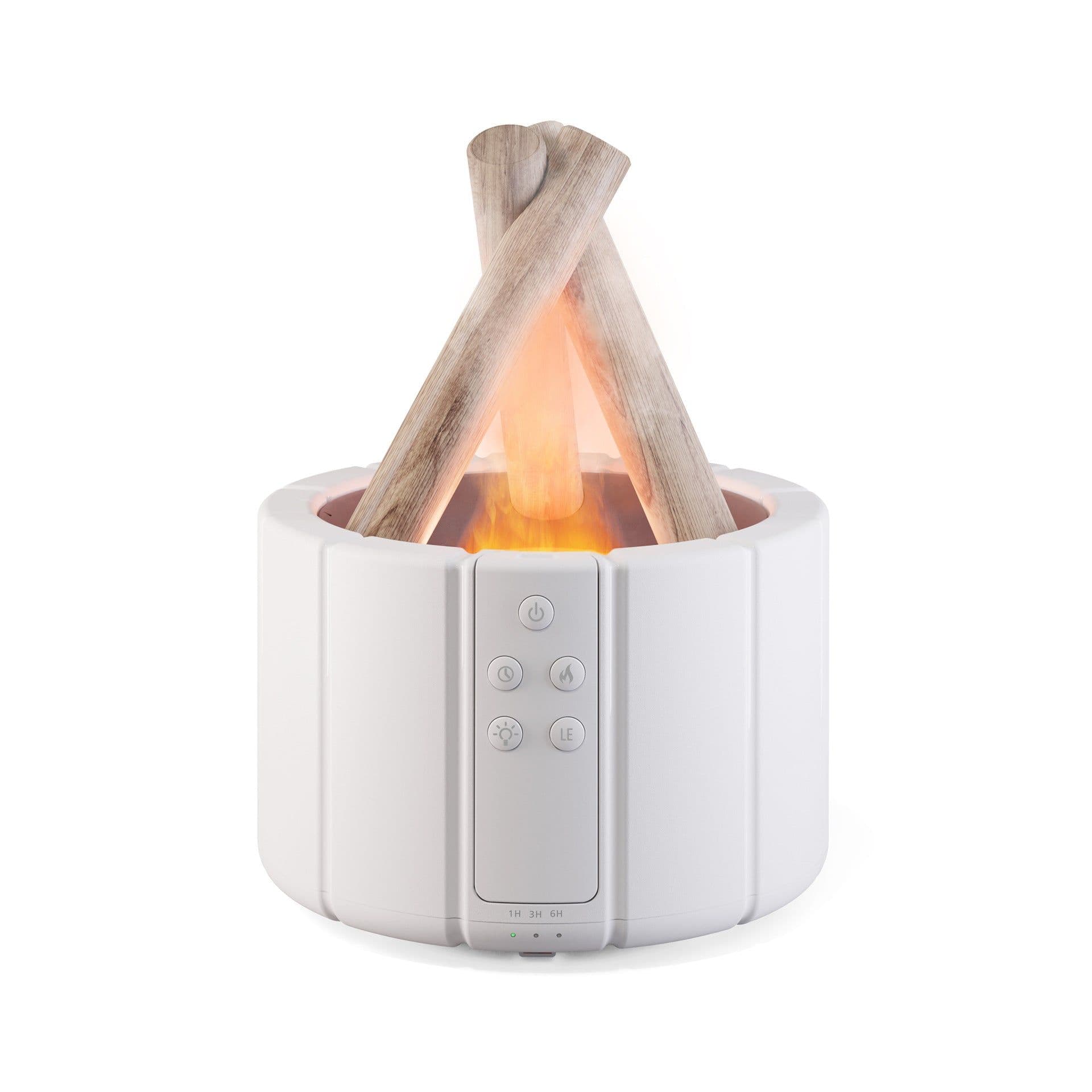 image-Flame Aromatherapy Diffuser Humidifier USB Remote Control