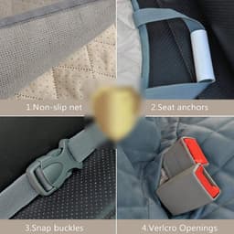 image-Pet Car Seat Cover Waterproof Dog Mat 142x152cm