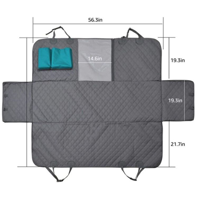 image-Pet Car Seat Cover Waterproof Dog Mat 142x152cm