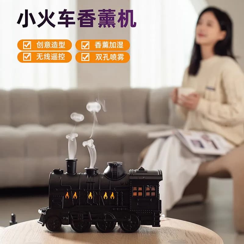 image-Ultrasonic Aromatherapy Humidifier with Remote Control 0.5L