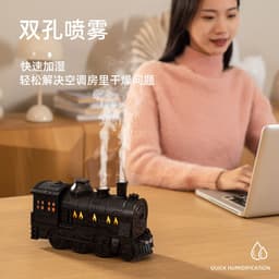 image-Ultrasonic Aromatherapy Humidifier with Remote Control 0.5L