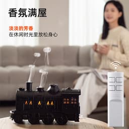 image-Ultrasonic Aromatherapy Humidifier with Remote Control 0.5L