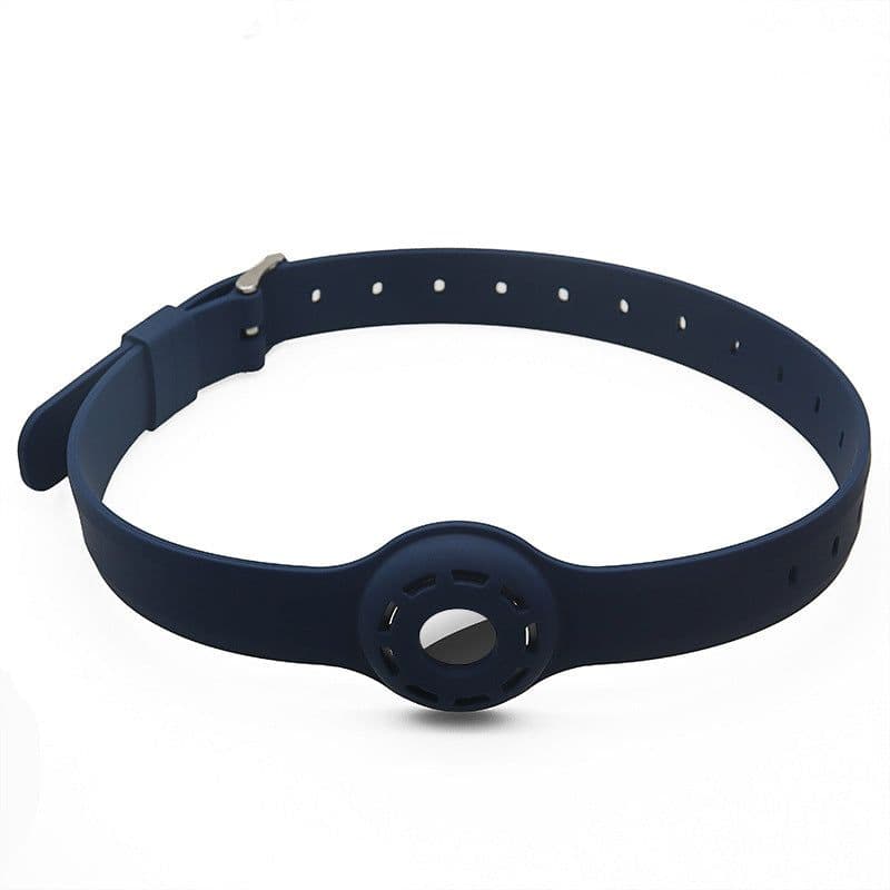 image-Apple AirTag Pet Collar Silicone Protective Case for Cats and Dogs