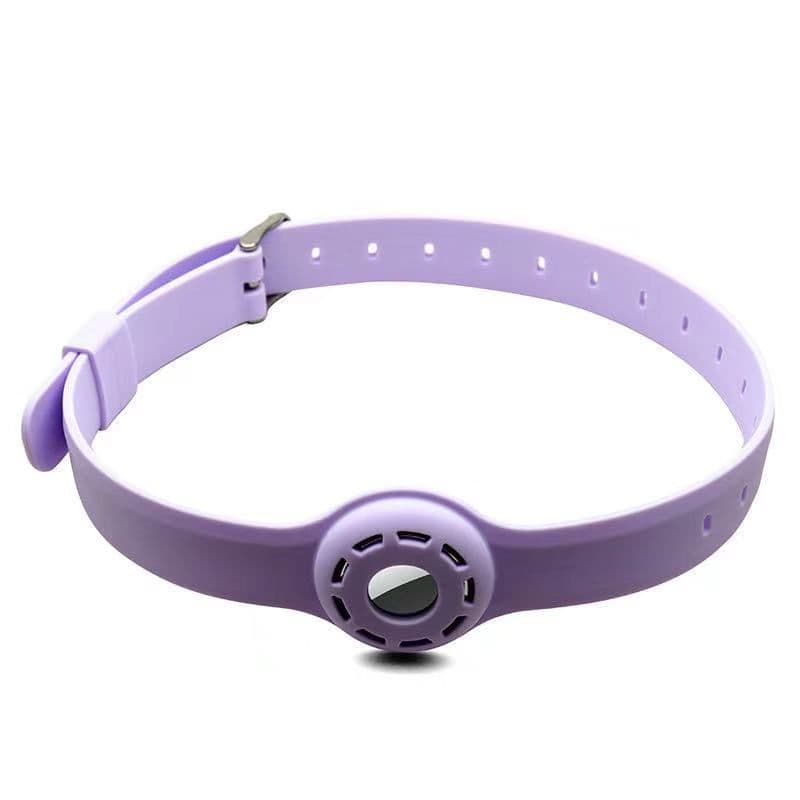 image-Apple AirTag Pet Collar Silicone Protective Case for Cats and Dogs