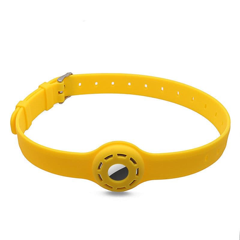 image-Apple AirTag Pet Collar Silicone Protective Case for Cats and Dogs