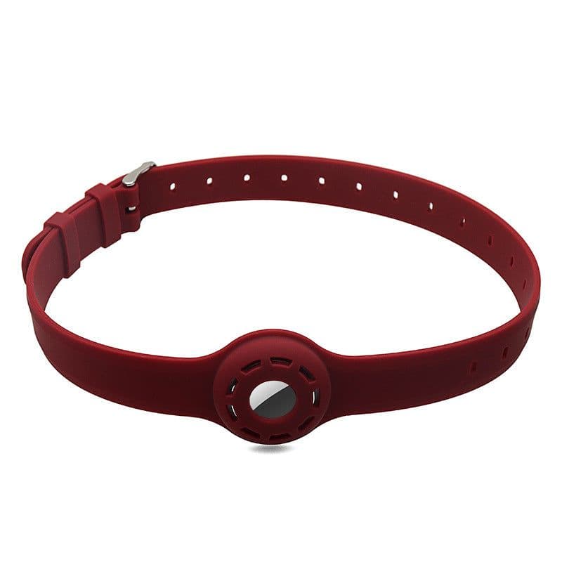 image-Apple AirTag Pet Collar Silicone Protective Case for Cats and Dogs