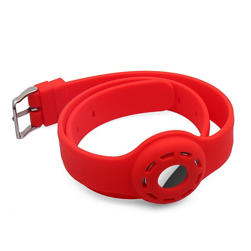image-Apple AirTag Pet Collar Silicone Protective Case for Cats and Dogs