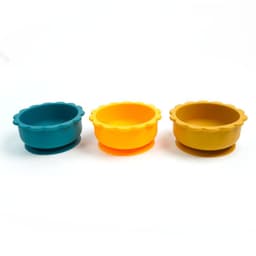 image-OgeniSource Food Grade Silicone Suction Bowl Baby Feeding Set