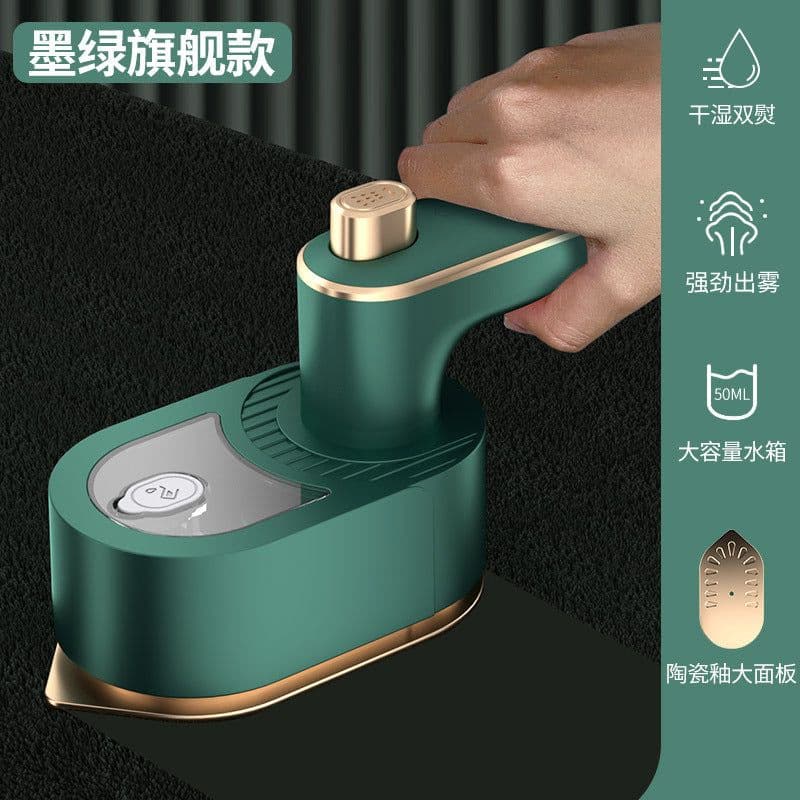 image-Portable Folding Garment Steamer Handheld Travel Mini Iron 40W