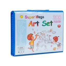 image-208-Piece Children's Watercolor Pen Set Art Supplies Brush Kit
