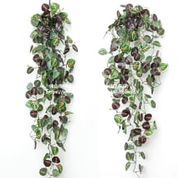 image-Artificial Pothos Hanging Plant Wall Decor Silk Flower Vine