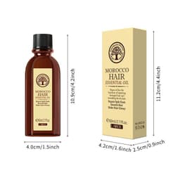 image-Laco Moroccan Hair Oil 60ml Leave-In Conditioner for Dry Frizzy Hair