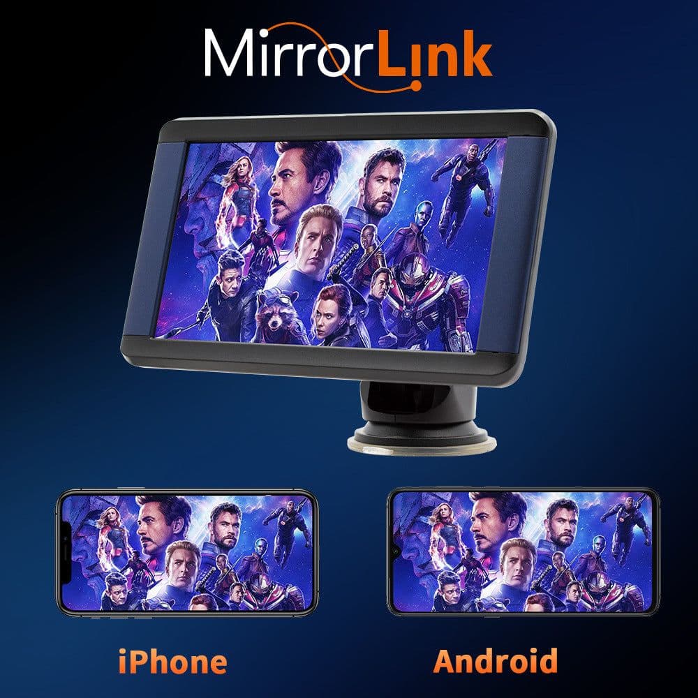 image-SWM B300C 7-inch Car MP5 Display Bluetooth Wireless CarPlay