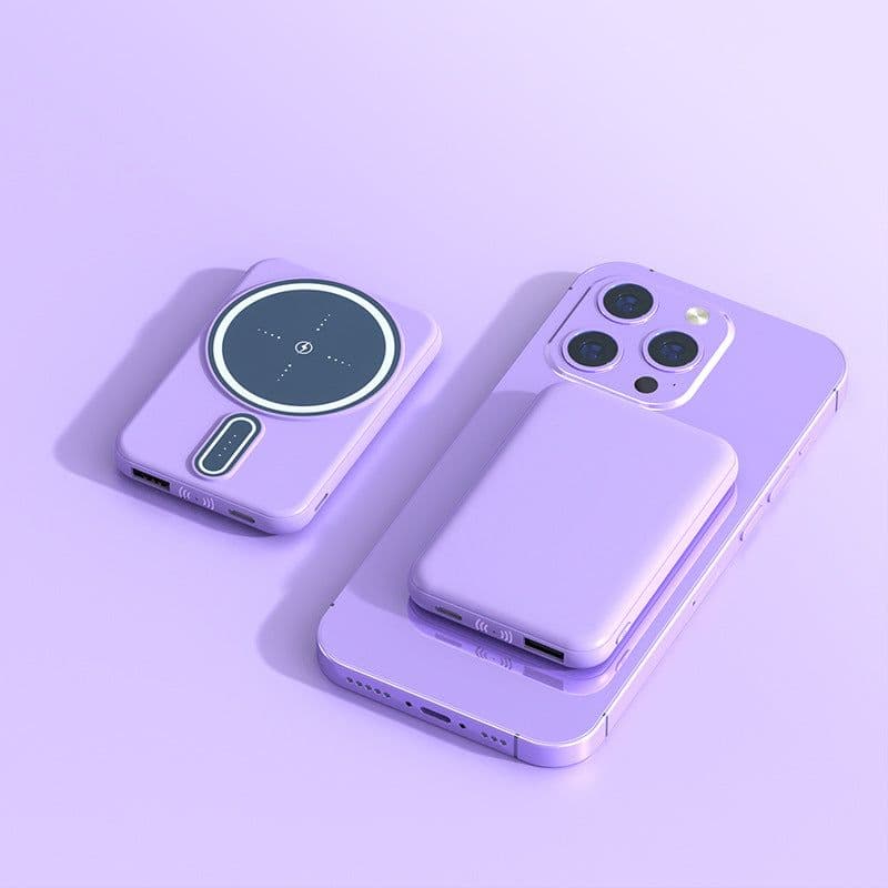 image-Magnetic Wireless Power Bank 5000mAh for Apple iPhone 14
