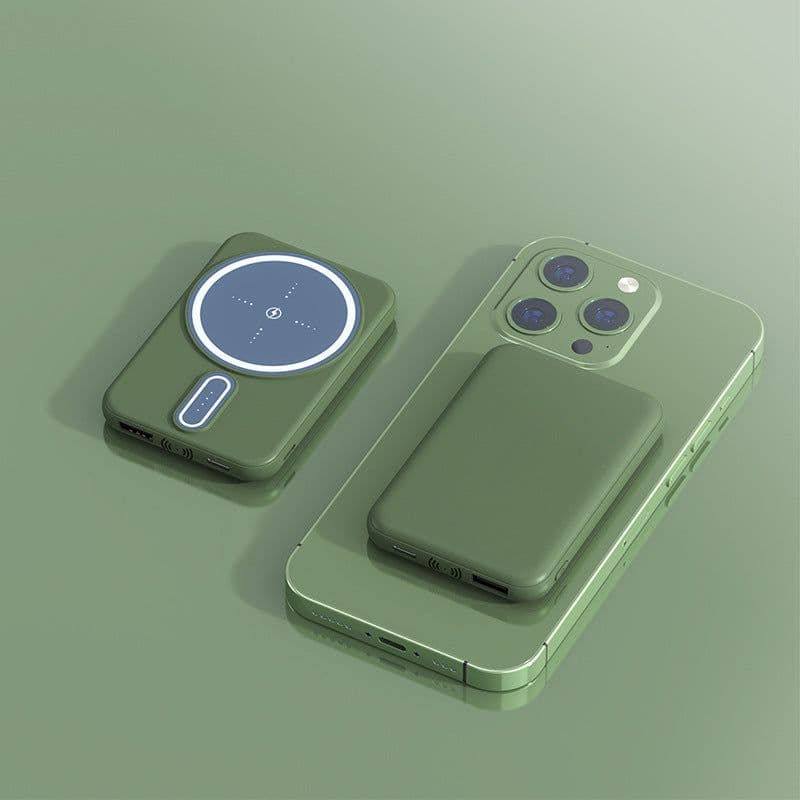 image-Magnetic Wireless Power Bank 5000mAh for Apple iPhone 14