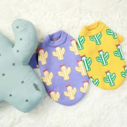 image-Cactus Pet Sweater Thickened Yarn Knit Dog Cat Clothes