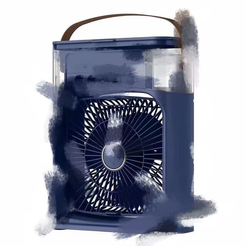 image-USB Desktop Mist Fan with Humidifier 3-Speed Cooling Fan