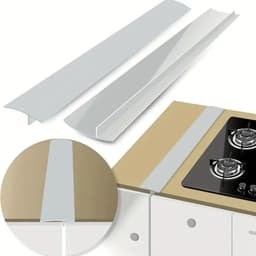 image-Silicone Stove Gap Sealing Strip Kitchen Anti-Oil Guard