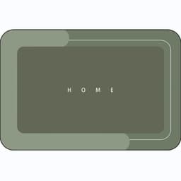 image-Morandi Color Bathroom Absorbent Anti-Slip Floor Mat 40x60cm