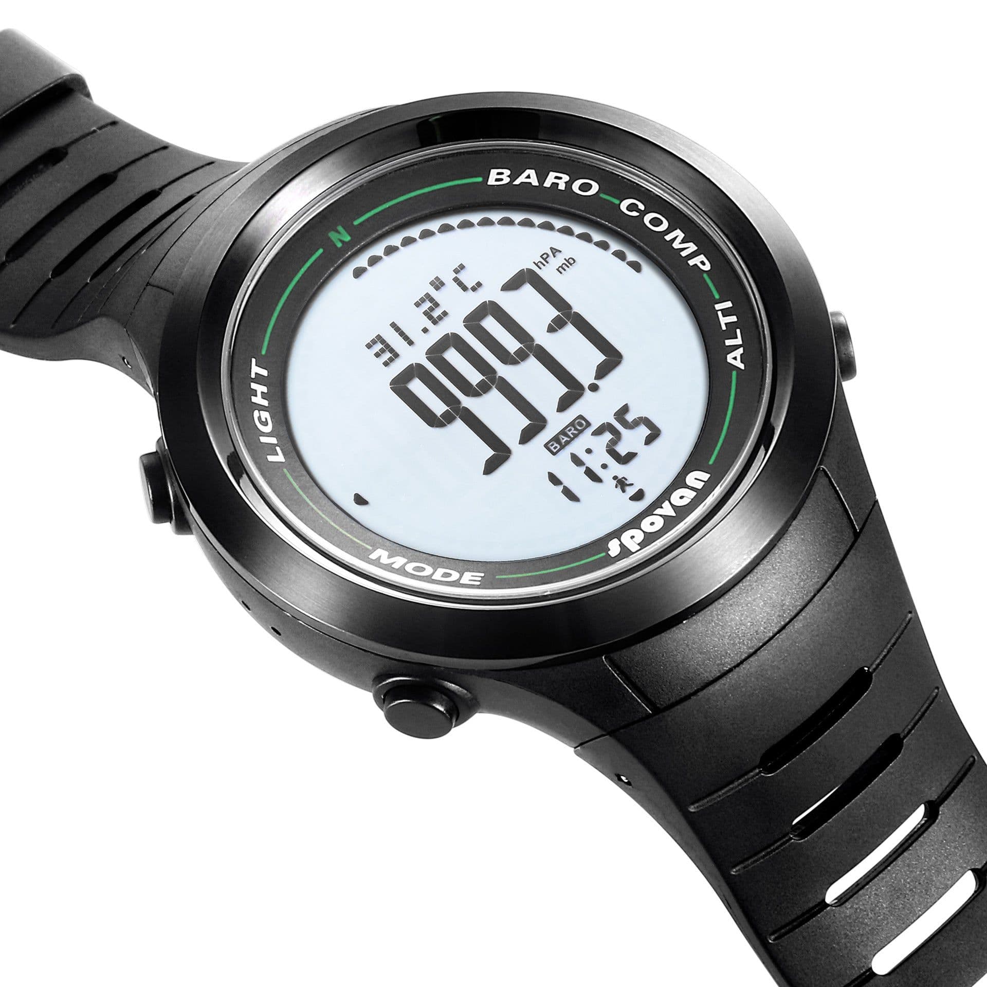 image-Spovan Leader-2 Mountaineering Watch with Compass Waterproof Pedometer