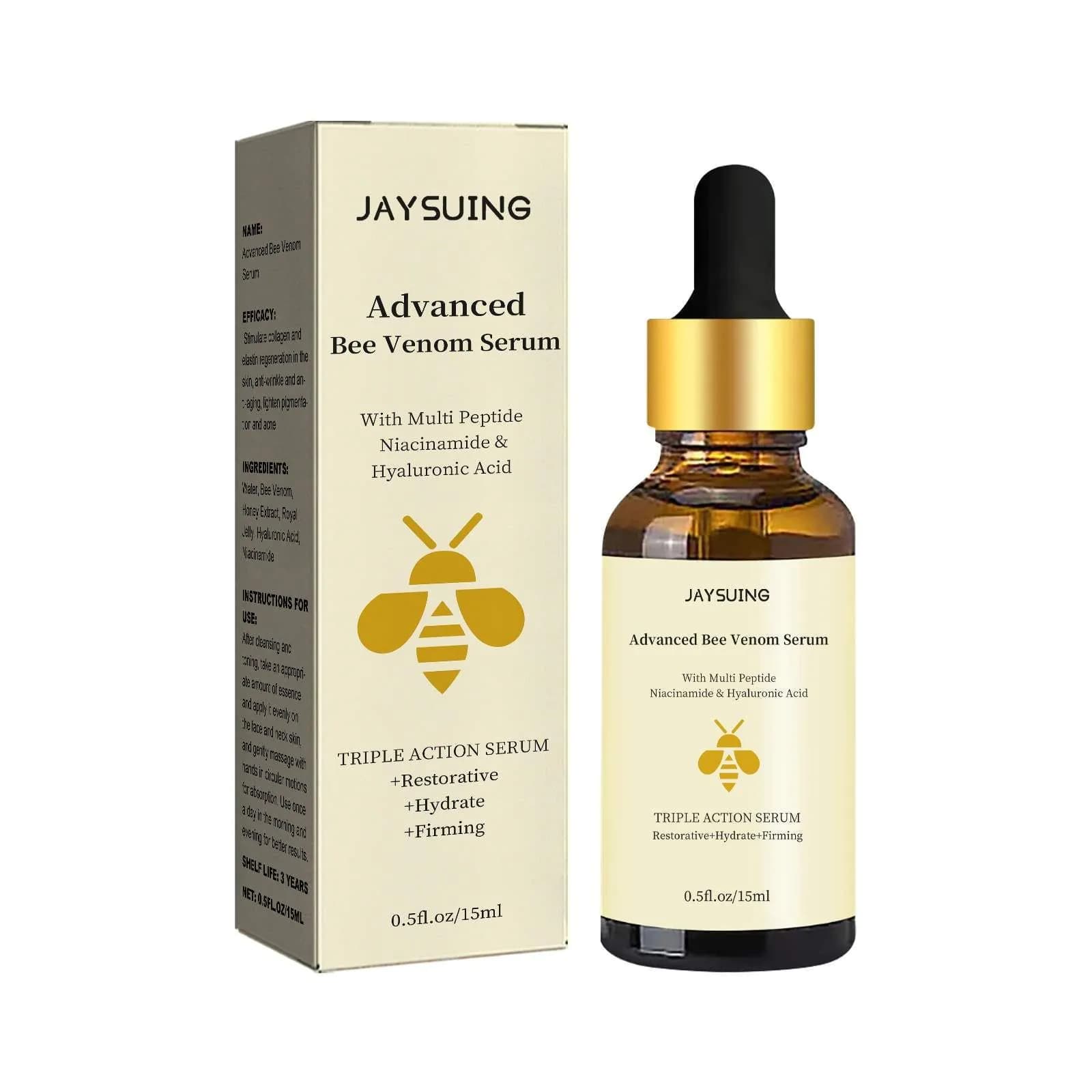 image-Jaysuing Bee Venom Essence 15ml Firming Anti-Wrinkle Serum