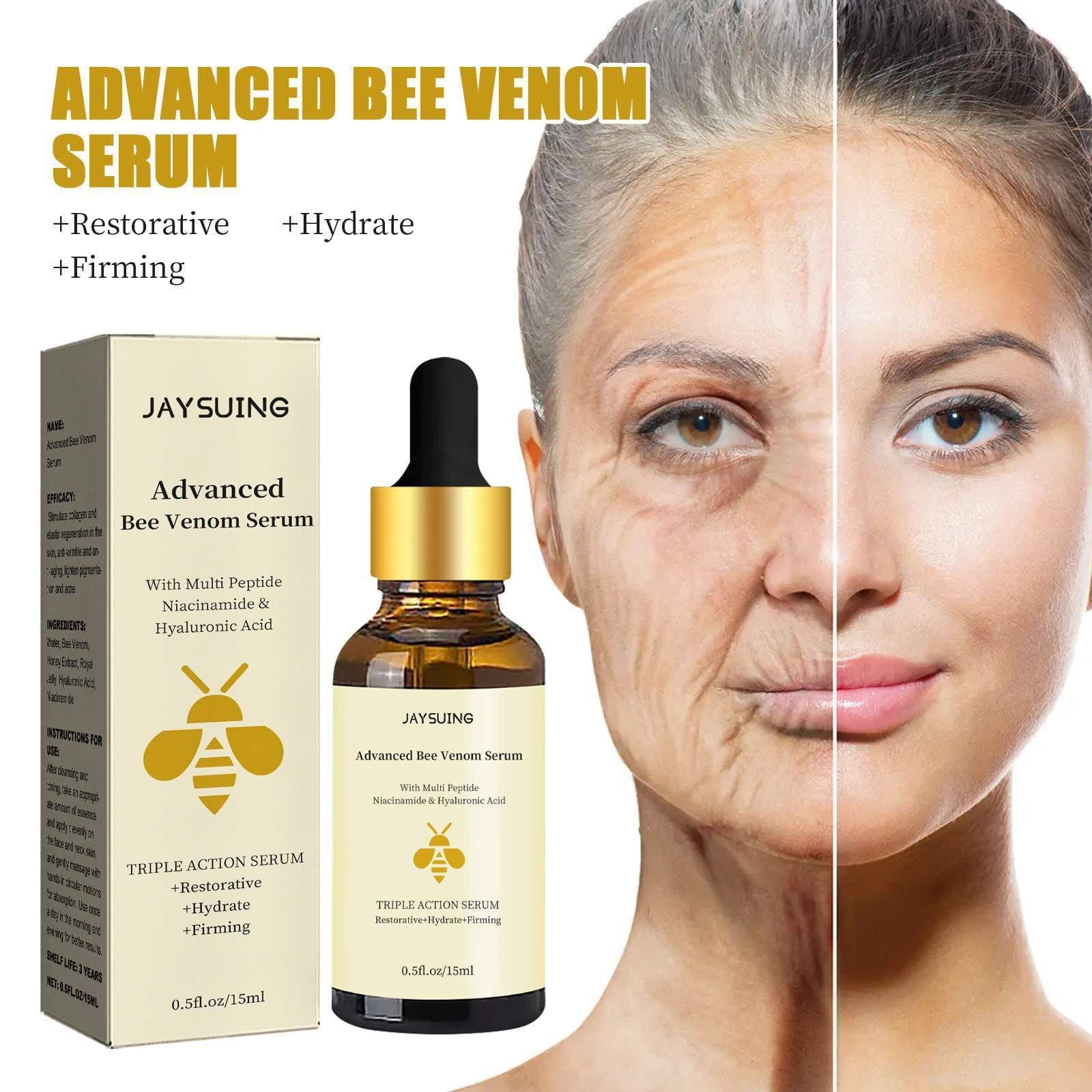 image-Jaysuing Bee Venom Essence 15ml Firming Anti-Wrinkle Serum