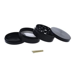 image-40mm-63mm Zinc Alloy Herb Grinder 4-Layer Metal Grinder