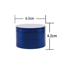 image-40mm-63mm Zinc Alloy Herb Grinder 4-Layer Metal Grinder