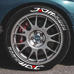 image-3D PVC Tire Letter Stickers Car Body Decoration Adhesive