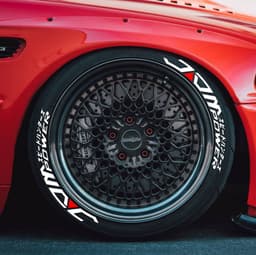 image-3D PVC Tire Letter Stickers Car Body Decoration Adhesive