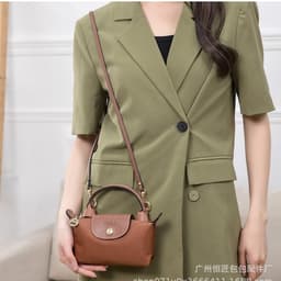 image-Hengjiang Genuine Leather Shoulder Strap for Longchamp Bags