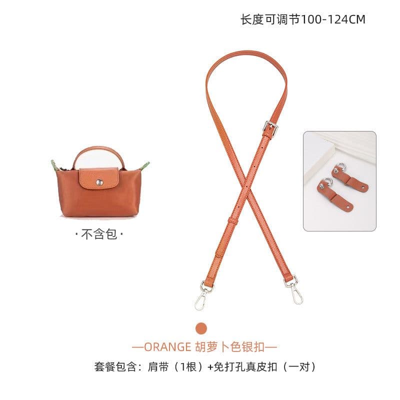 image-Hengjiang Genuine Leather Shoulder Strap for Longchamp Bags