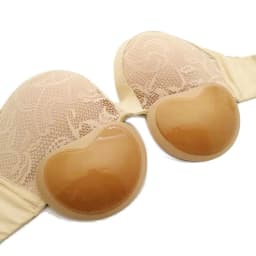 image-Self-Adhesive Silicone Chest Pads Heart-Shaped Triangle Inserts