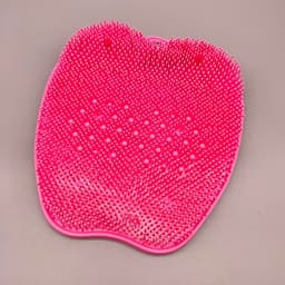 image-Foot Bath Mat with Massage and Exfoliating Bristles for Feet Cleaning