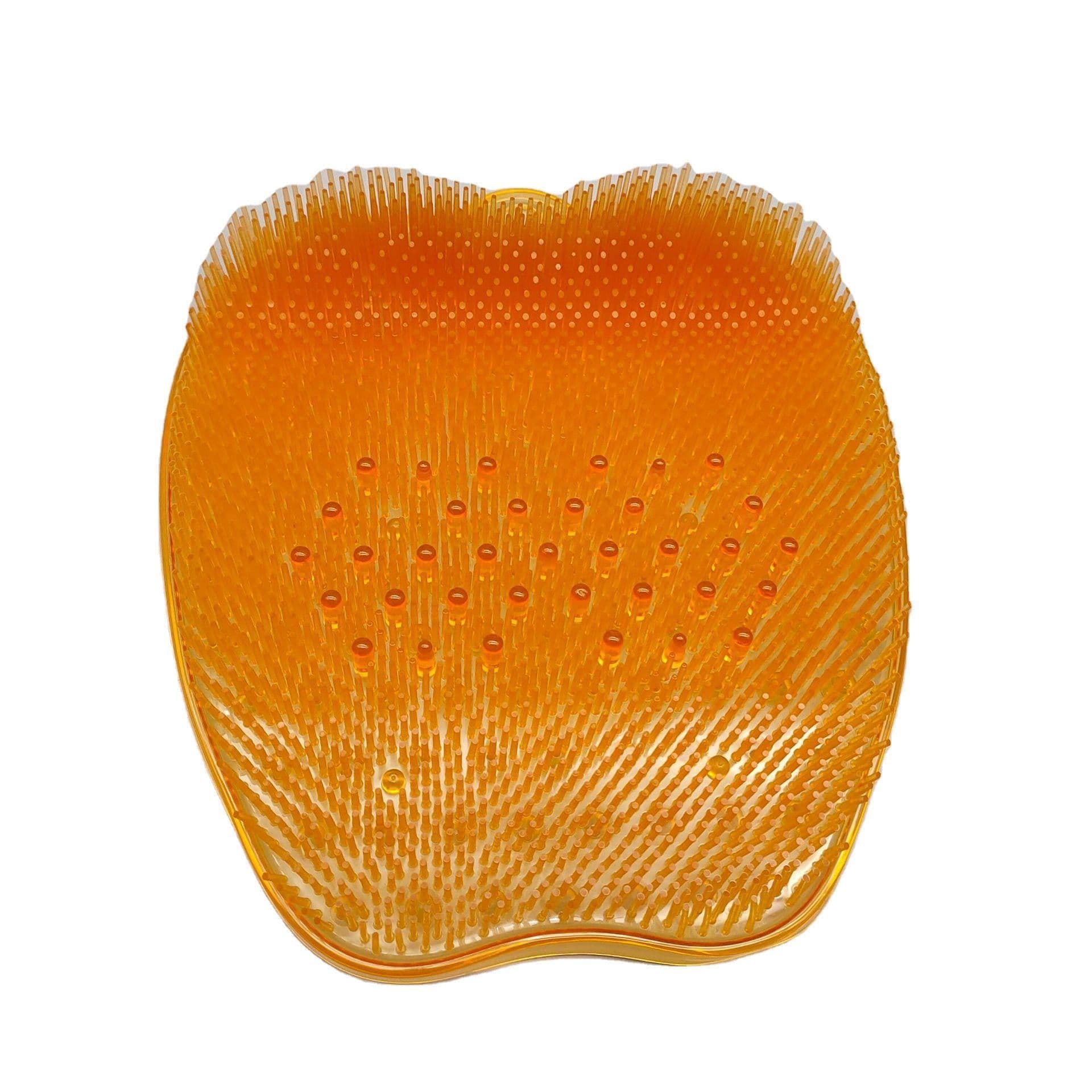 image-Foot Bath Mat with Massage and Exfoliating Bristles for Feet Cleaning