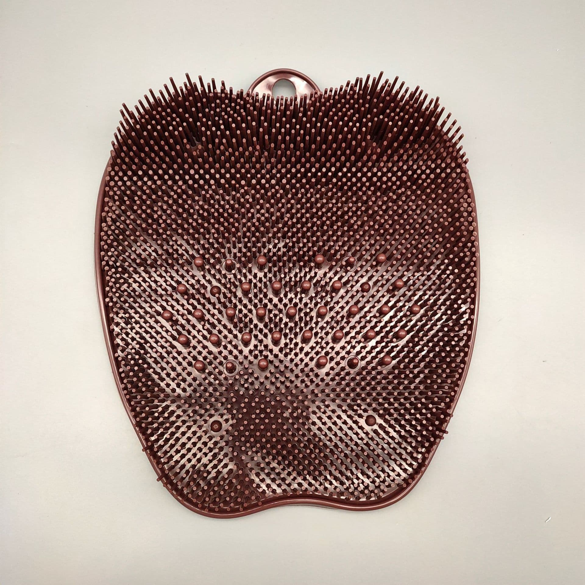 image-Foot Bath Mat with Massage and Exfoliating Bristles for Feet Cleaning