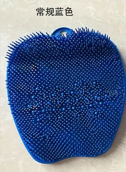 image-Foot Bath Mat with Massage and Exfoliating Bristles for Feet Cleaning
