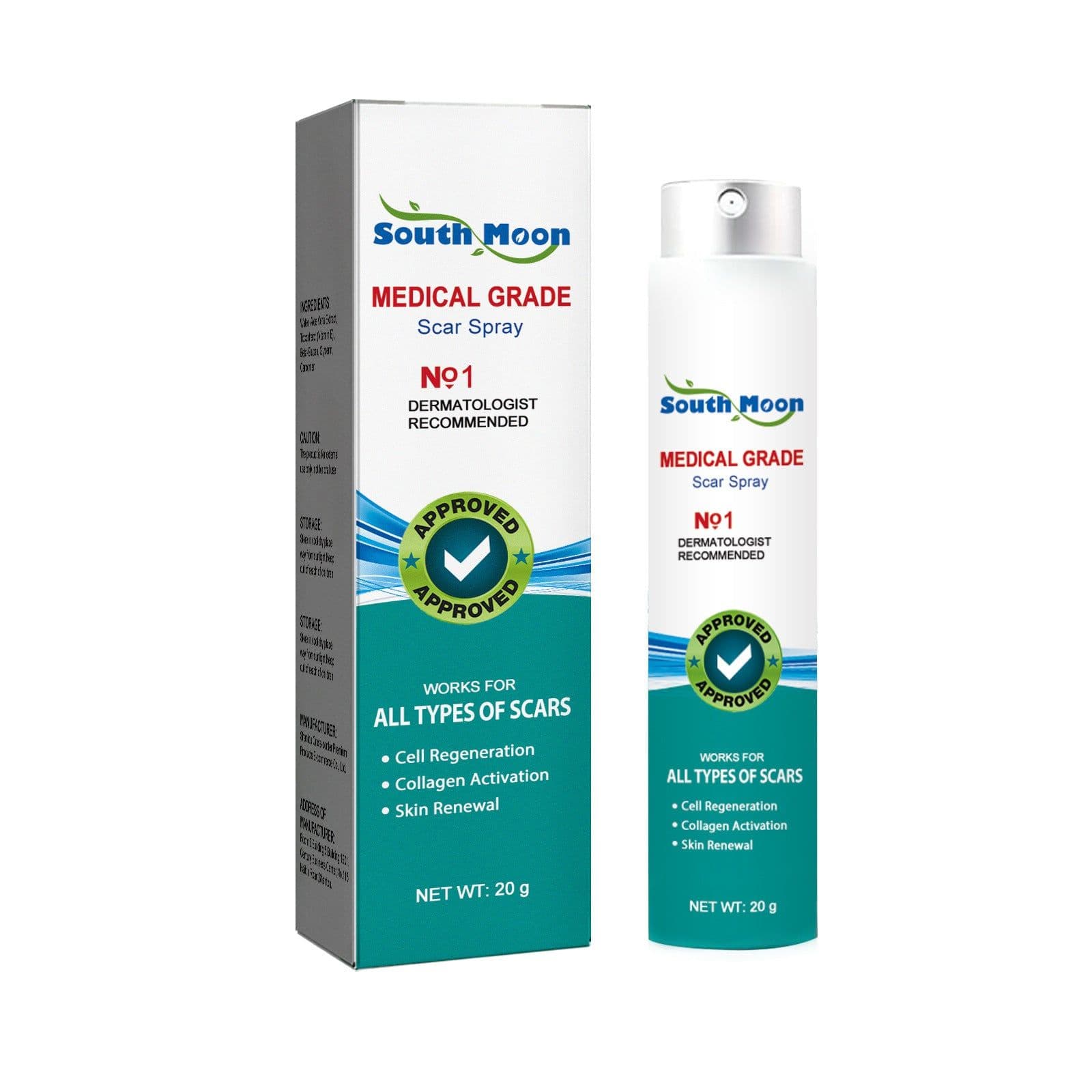 image-South Moon Scar Care Spray for Pregnancy and Surgery Scars