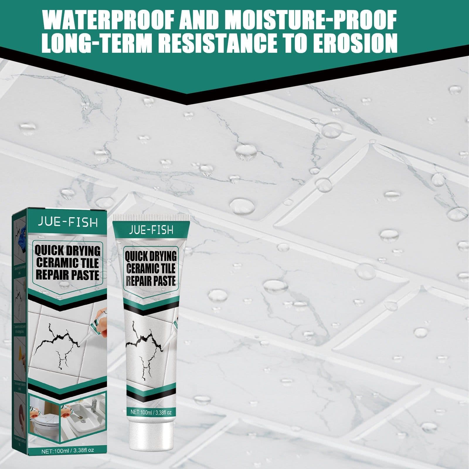 image-Jue-Fish Tile Repair Paste - Quick Dry Adhesive for Cracks