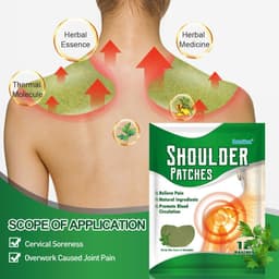 image-Sumifun Mugwort Shoulder Joint Care Patches 12ct K10401